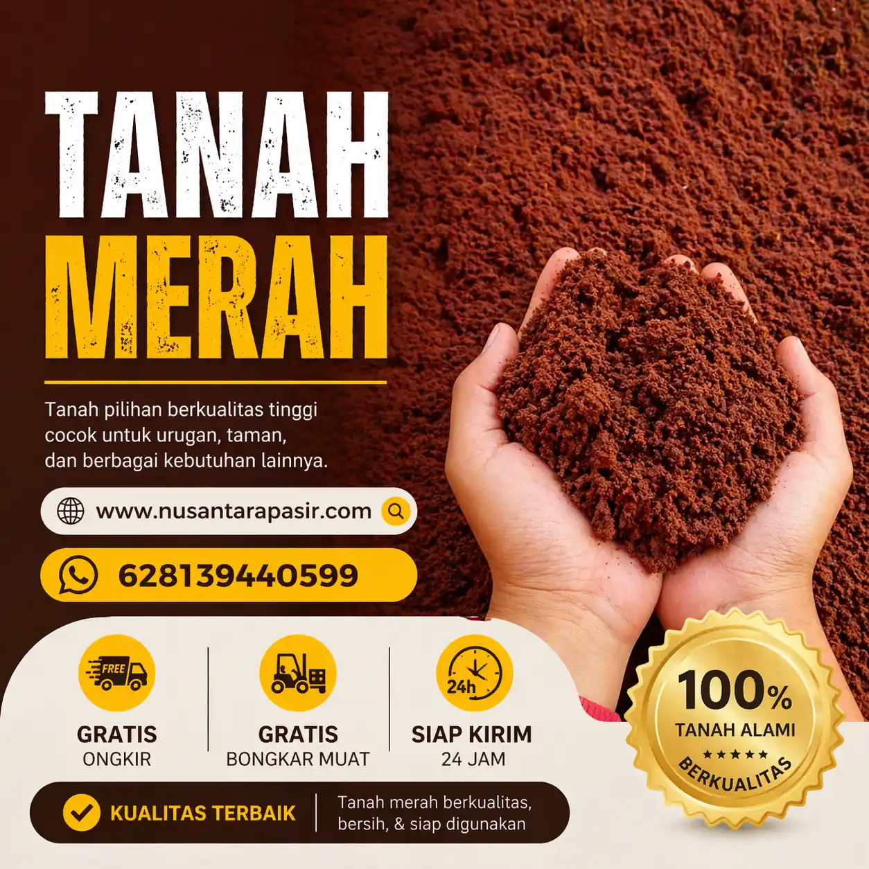 Jual tanah merah berkualitas 2026 untuk urugan lahan padat dan peninggian level tanah proyek pengiriman 24 jam Bogor